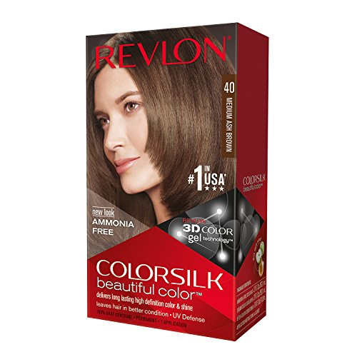 Revlon ColorSilk Haircolor  Medium Ash Brown  40   Pack of 3