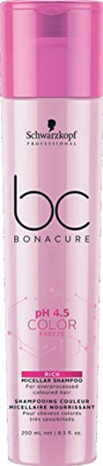 BC BONACURE pH 4 5 Color Freeze Micellar Rich Shampoo  8 5 Ounce BC BONACURE pH 4 5 Color Freeze Micellar Rich Shampoo  8 5 Ounce