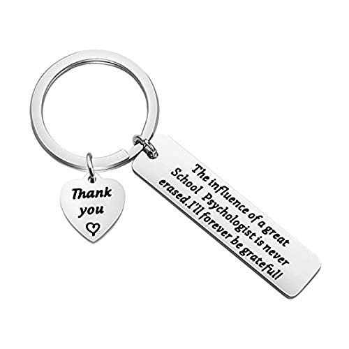 AKTAP School Psychologist Gift Psychologist Keychain The Influence Of A Great School Psychologist Is Never Erased Psychological Counselor Jewelry School Psychologist Keychain AKTAP School Psychologist Gift Psychologist Keychain The Influence Of A Great School Psychologist Is Never Erased Psychological Counselor Jewelry School Psychologist Keychain