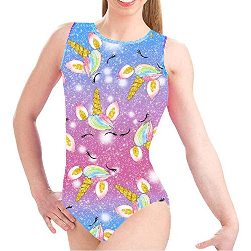 Toddler Kids Pretty In Gymnastics Leotards Girls Sparkly Unique Ballet dance leotards Bodysuit 2T 3T 4T Blue Purple