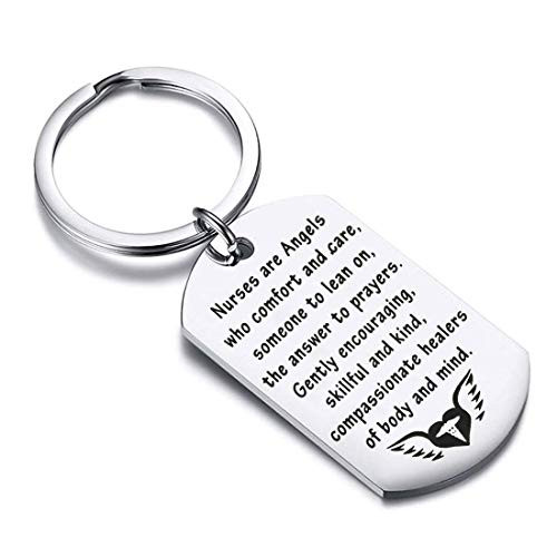 CENWA Nurse RN Gift Nurses Day Gift Doctor Nursing Jewelry Nurse Appreciation Nurse Are Angels Who Comfort and Care Someone to Lean On Keychain Nurse Life Gift Nurses are angels CENWA Nurse RN Gift Nurses Day Gift Doctor Nursing Jewelry Nurse Appreciation Nurse Are Angels Who Comfort and Care Someone to Lean On Keychain Nurse Life Gift Nurses are angels
