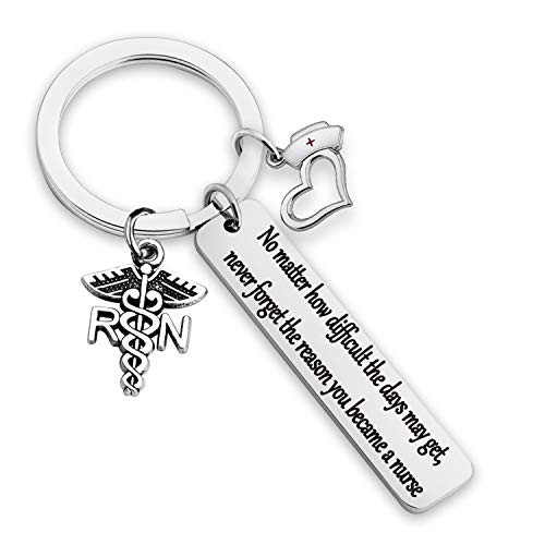 EIGSO Nurse Gift Nurse Keychain RN Charm Nursing Graduation Gift Medical Jewelry Nurse Inspirational Gifts Nurses Day Gift Funny Nurse RN Gift Nursing Jewelry Nurse Life Gift KR neverforgetnurse EIGSO Nurse Gift Nurse Keychain RN Charm Nursing Graduation Gift Medical Jewelry Nurse Inspirational Gifts Nurses Day Gift Funny Nurse RN Gift Nursing Jewelry Nurse Life Gift KR neverforgetnurse