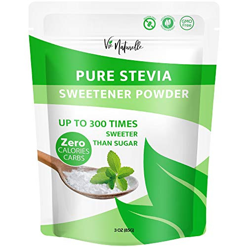 Pure Stevia Powder Extract Sweetener   Zero Calorie Sugar Substitute   No Artificial Ingredients  3 000 servings