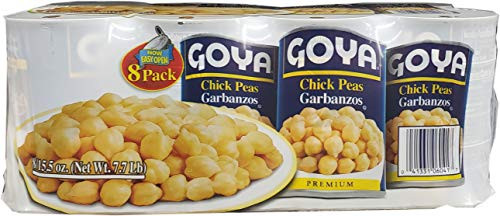 Goya Chick Peas 8 Pack  8 15 5 Oz Net Wt 124 Oz