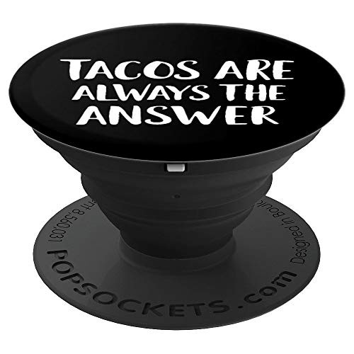 Funny Workout Taco Food Lover PopSockets Grip and Stand for Phones and Tablets