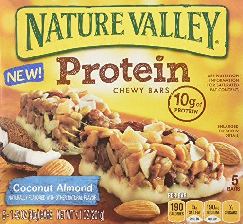 Nature Valley Protein Chewy Granola   Coconut Almond  2 Pack