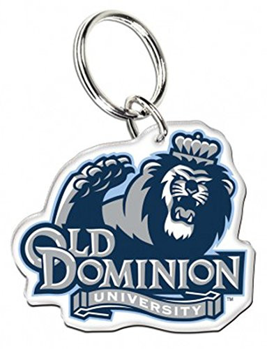 WinCraft Old Dominion University Monarchs Premium Acrylic Key Ring Zipper Pull  2 6x2 25 inches