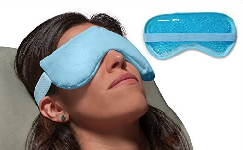 Dual Zone   Hot and Cold Compress for Dry Eye Relief  hot and Cold Therapy to Treat  Dry Eye Syndrome  Allergies  TMJ  Sinus Pressure  Stress   Eye Compress Hot Cold