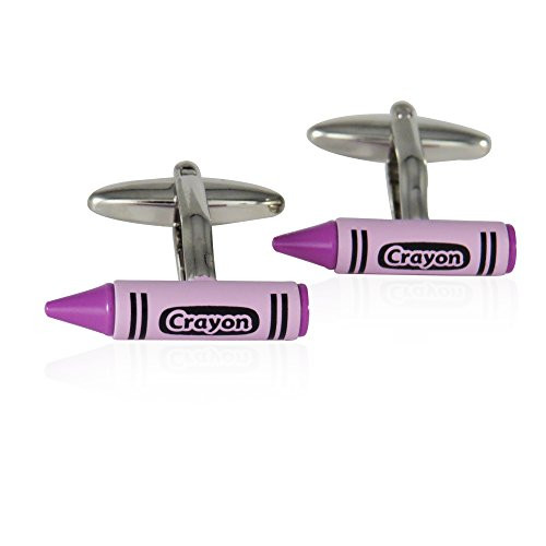 Cuff Daddy Purple Crayon Cufflinks with Presentation Box