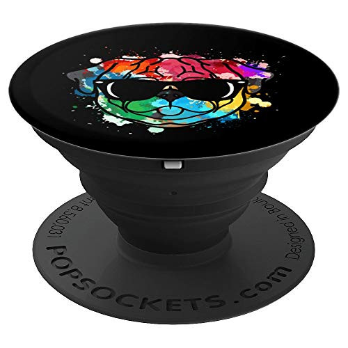 Water color Pug Cute Dog Paint Splat Gift PopSockets Grip and Stand for Phones and Tablets Water color Pug Cute Dog Paint Splat Gift PopSockets Grip and Stand for Phones and Tablets