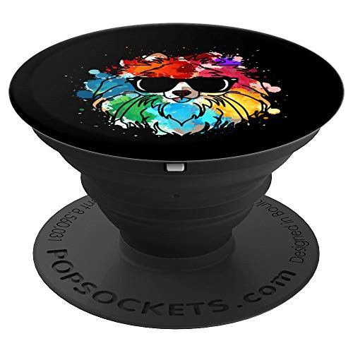 Water color Pomeranian Cute Dog Paint Splat Gift PopSockets Grip and Stand for Phones and Tablets Water color Pomeranian Cute Dog Paint Splat Gift PopSockets Grip and Stand for Phones and Tablets