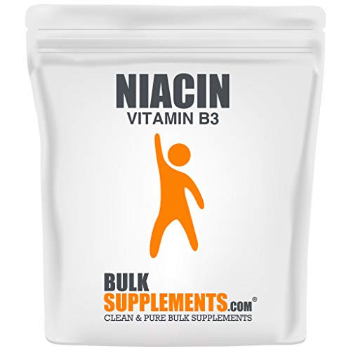 Bulksupplements Niacin  Vitamin B3  Powder  250 Grams