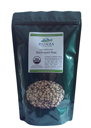 Hunza Organic Black eyed Peas   Cowpeas  2 lbs