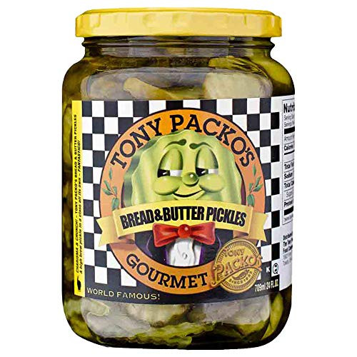 Tony Packos Bread and Butter Pickles 24 oz