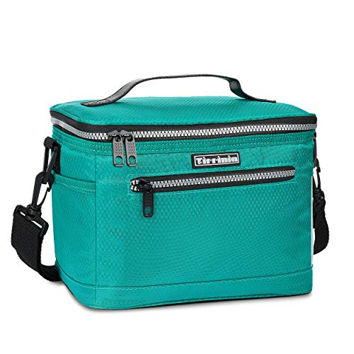 Tirrinia Insulated Lunch Bag for Women Men  Leakproof Thermal Reusable Lunch Box Tote for Adult   Kids by Tirrinia  Lunch Cooler for Office Work  Teal
