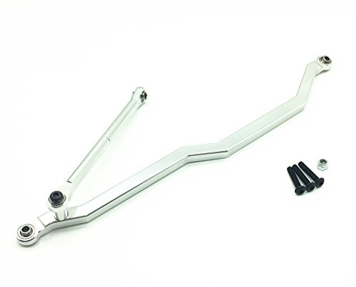 Treal Aluminum Steering Link   Hi Torque Servo Saver for Axial Wraith   RR10   Silver