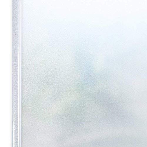 Homein Privacy Window Film Frosted Matte White, Self Adhesive Glass Film Removable Static Cling Decorative Window Sticker No Glue Block UV Vinyl Window Blind for Office Kitchen Bathroom 35.4"x78.7"