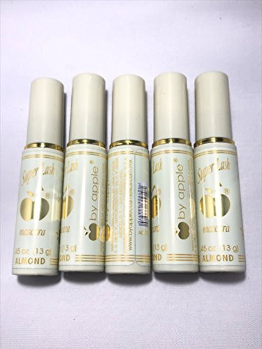 APPLE MASCARA SUPER LASH   ALMOND  BLACK   5 PCS