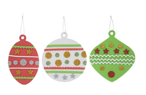 Foam Christmas Ornament Craft Kit  Makes 24