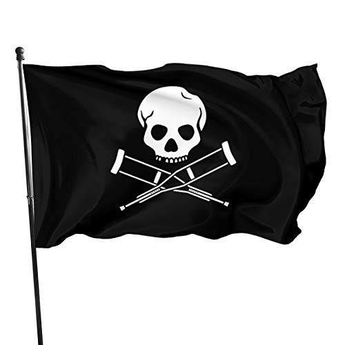 ASFSDGSDG 3x5 Foot Flag TV Series Jackass Flag Vivid Color and UV Fade Resistant with Brass Grommets 3 X 5 Feet 3x5   Flag