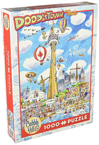Cobble Hill Doodle Town: Toronto Jigsaw Puzzle (1000 Piece)
