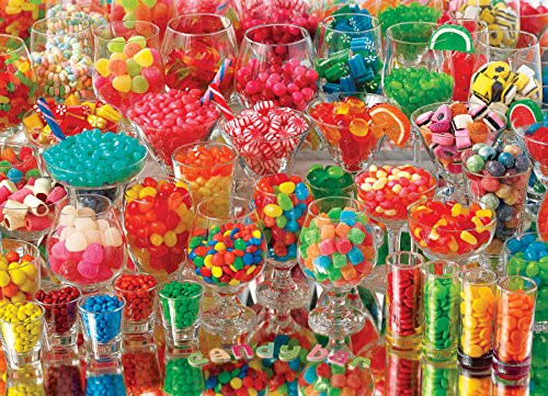 Outset Media 1000 Pieces 26.625"X19.25" Candy Bar Jigsaw Puzzle, Candy Bar