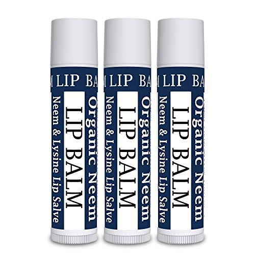 Zatural Neem Lip Rescue with L Lysine  3  Lip Balm for Super Dry Lips