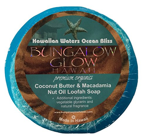 Bubble Shack Hawaii Bungalow Glow Coco Loofah Soap  Hawaiian Waters Ocean Bliss