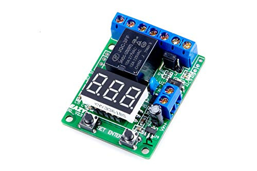 LIVISN Multifunctional Relay Module Time Relay Upper Lower Limit Detection Control Switch Off ON Over Voltage Protection Battery Charge Discharge Protection Module  DC 24V
