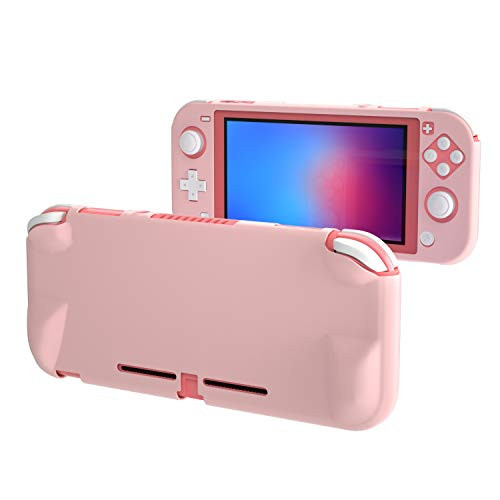 Comfort Grip Case for Nintendo Switch lite  Protective Hard Case for Nintendo Switch lite Pink