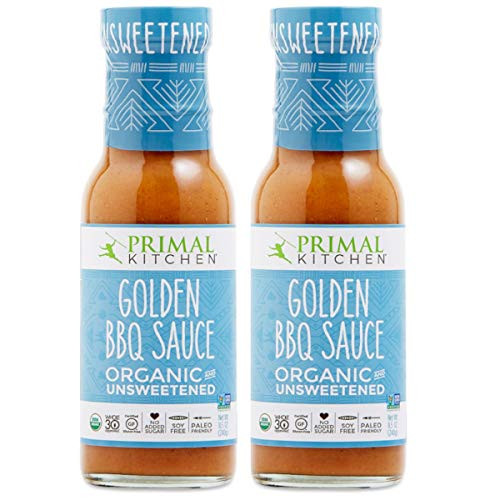 Primal Kitchen s Golden BBQ Sauce  Organic   Unsweetened  8 oz  Pack of 2