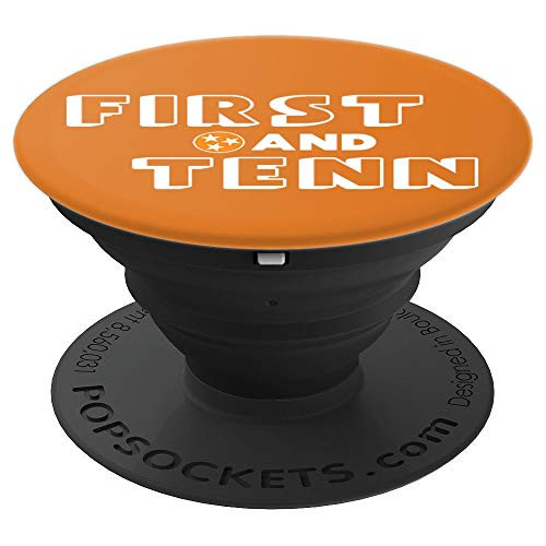 First And Ten Pop Socket Tennessee State Orange Football Fan PopSockets Grip and Stand for Phones and Tablets