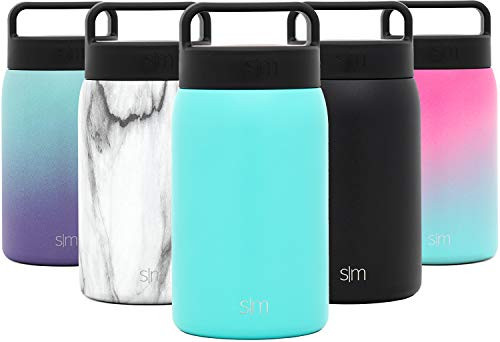 Simple Modern Provision Insulated Food Jar Thermos Leak Proof Stainless Steel Storage Lunch Container  24oz with Handle Lid  Oasis