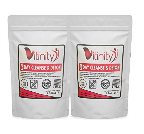 3 Day Detox   Natural Whole Body Detox Pills   Colon Cleanse for Digestive Health   Herbal Supplement for Weight  Bloating  Constipation Relief   Apple Cider Vinegar   Cayenne Pepper  2