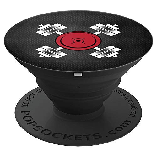 Weightlifting Gym Weights Design fun gift for fitness fan PopSockets Grip and Stand for Phones and Tablets Weightlifting Gym Weights Design fun gift for fitness fan PopSockets Grip and Stand for Phones and Tablets