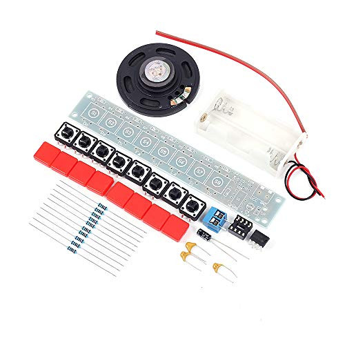 Electronic Piano Soldering Kit  DIY Soldering Practice Piano Electronic Kit NE555 Electronics Soldering Practice Learning DIY Electronic Organ Module Electronic Welding Practice Training
