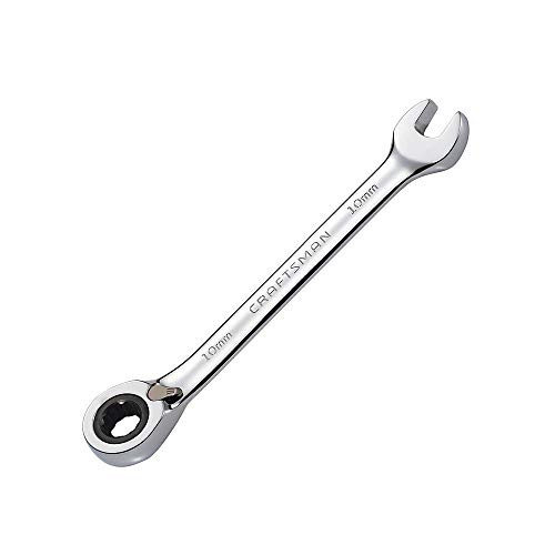 Craftsman Reversible Full Polish Ratcheting Combination Wrench  10mm