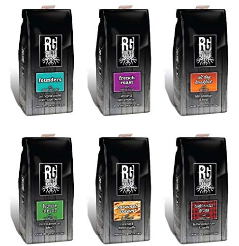 Rooted Grounds Small Batch Coffee   100 Arabica Craft Coffee  Highlander Grogg