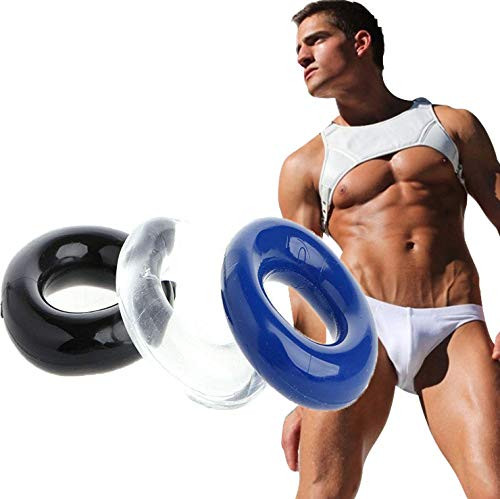 SOCOAT Silicone Rings Men s Exercise Resistance Bands Super Soft Elastic 79