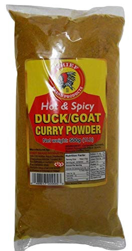 Cheif Brand Hot   Spicy Duck Goat Curry Powder 1lb Bag  1