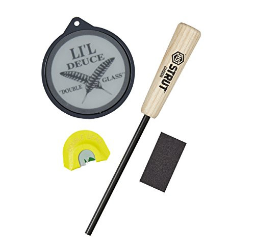 Hunters Specialties H S  Strut Li l Deuce Glass Pan Call with Diaphragm