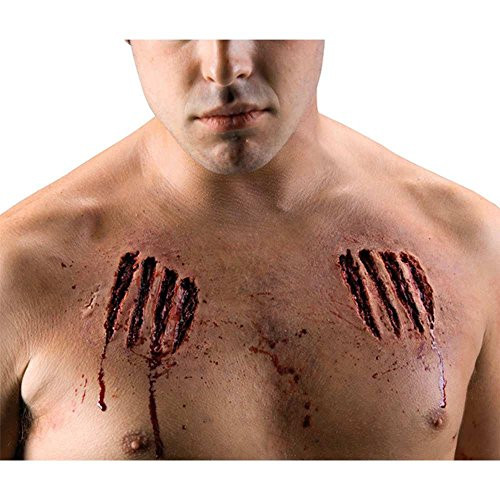 Rubie s Reel F X Clawed Claw Mark Kit  Red  One Size