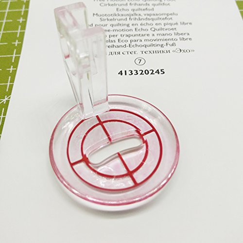 YICBOR Free Motion Echo Quilting Foot for Viking Group 7 Models 4133202 45