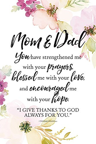 Dexsa Mom & Dad Woodland Grace Series 6" x 9" Wood Plaque with Easel