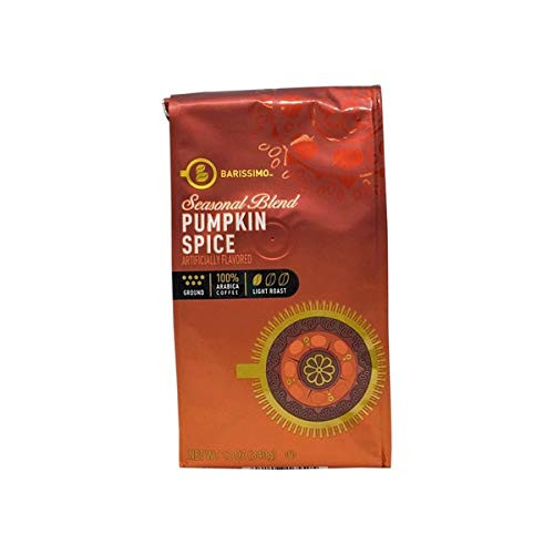 Barissimo Seasonal Blend Pumpkin Spice 100 Arabica Coffee Light Roast Ground Coffee   12 oz