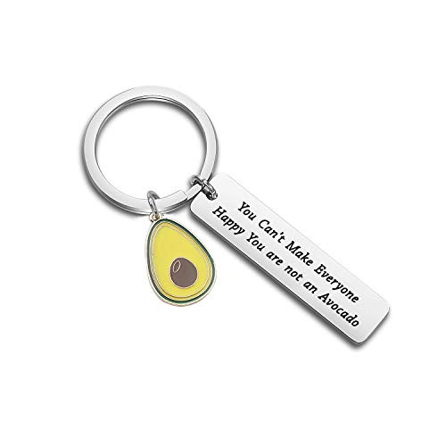 ENSIANTH Funny Avocado Keychain You Cant Make Everyone Happy You are Not an Avocado Gift for Fruit Lovers Friends Avocado Keychain ENSIANTH Funny Avocado Keychain You Cant Make Everyone Happy You are Not an Avocado Gift for Fruit Lovers Friends Avocado Keychain