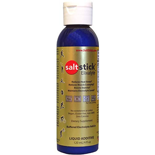 SaltStick Elixalyte  Buffered Electrolyte Salt Add In for Athletes  Electrolyte Supplement for Working Out   Exercise  Electrolyte Liquid Concentrate for Sodium   Potassium Replenishment  4 oz  Bottle