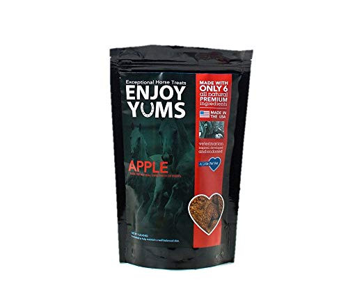 Enjoy Yums Horse Treats  Apple Flavor  1 Pound Bag