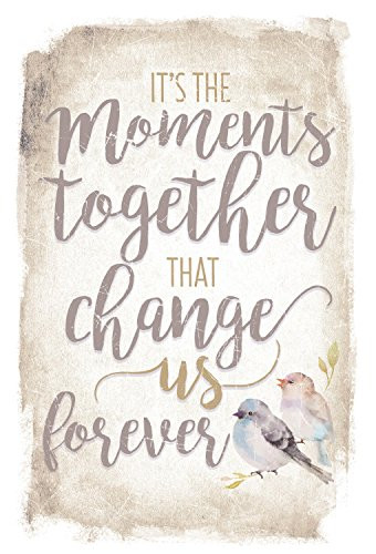 Dexsa It's The Moments Together New Horizon 6" x 9" Wood Plaque with Easel