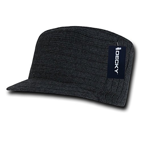 DECKY Flat Top Jeep Cap  Heather Charcoal